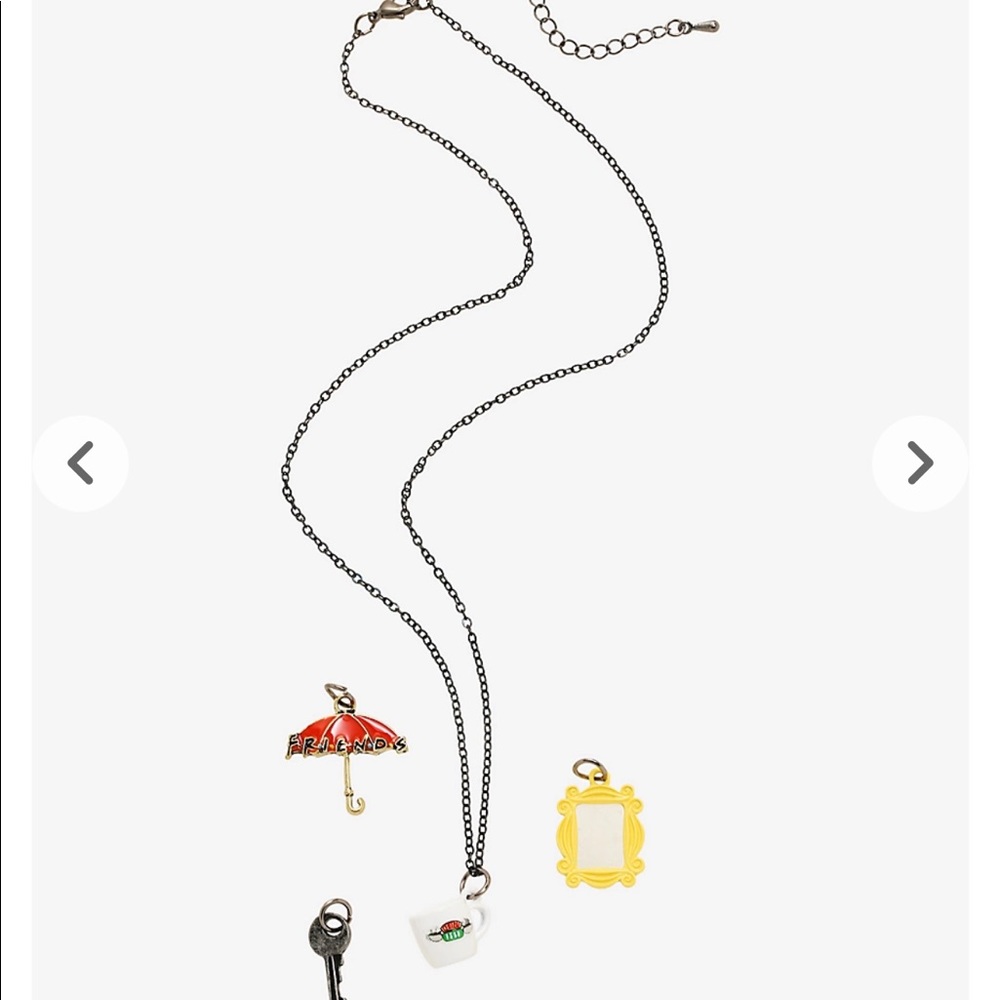 Friends tv show central perk multi-charm necklace - Picture 3 of 4